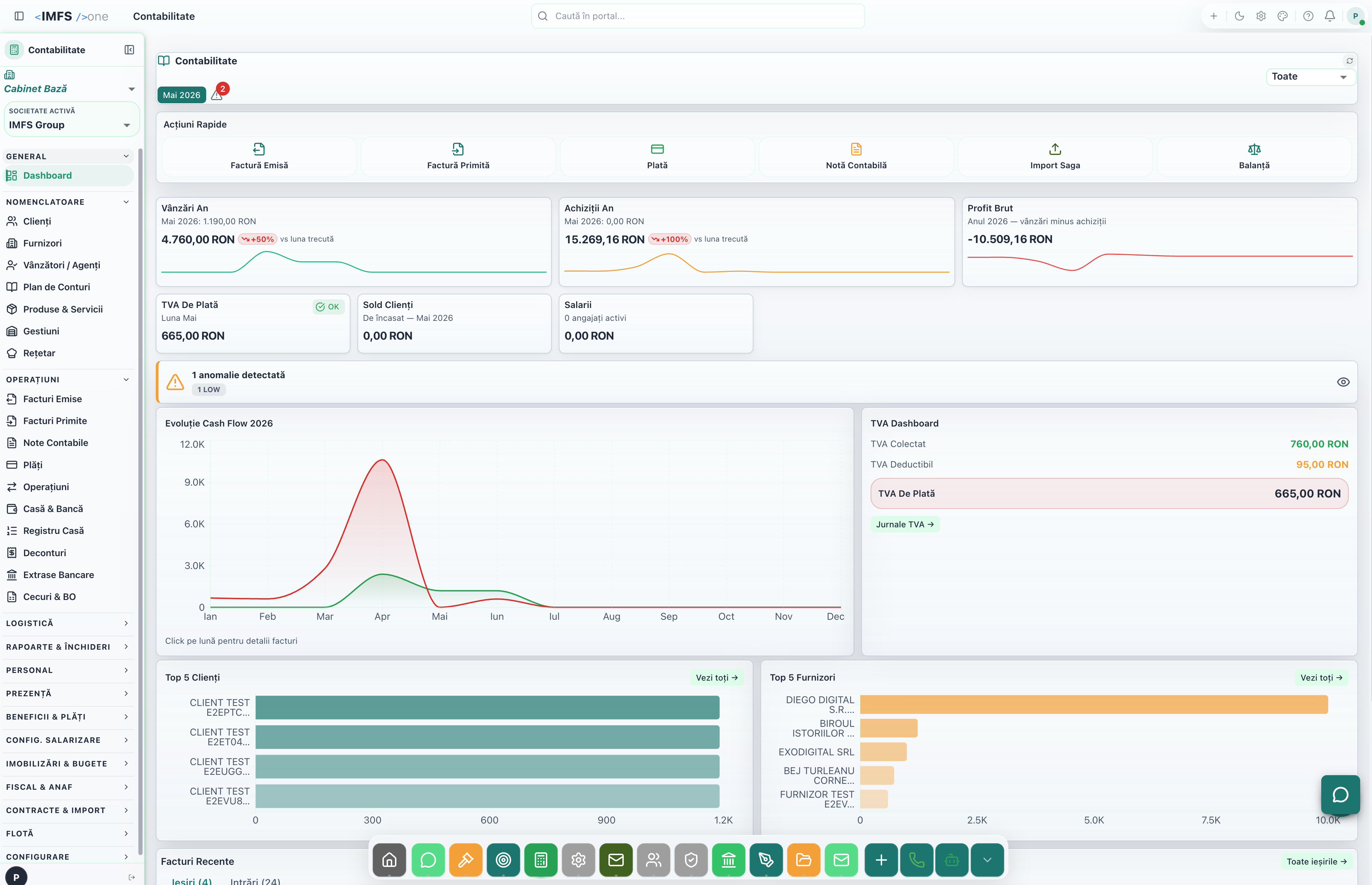IMFS One Dashboard in Light Mode - Aceeasi putere. Alt mood.