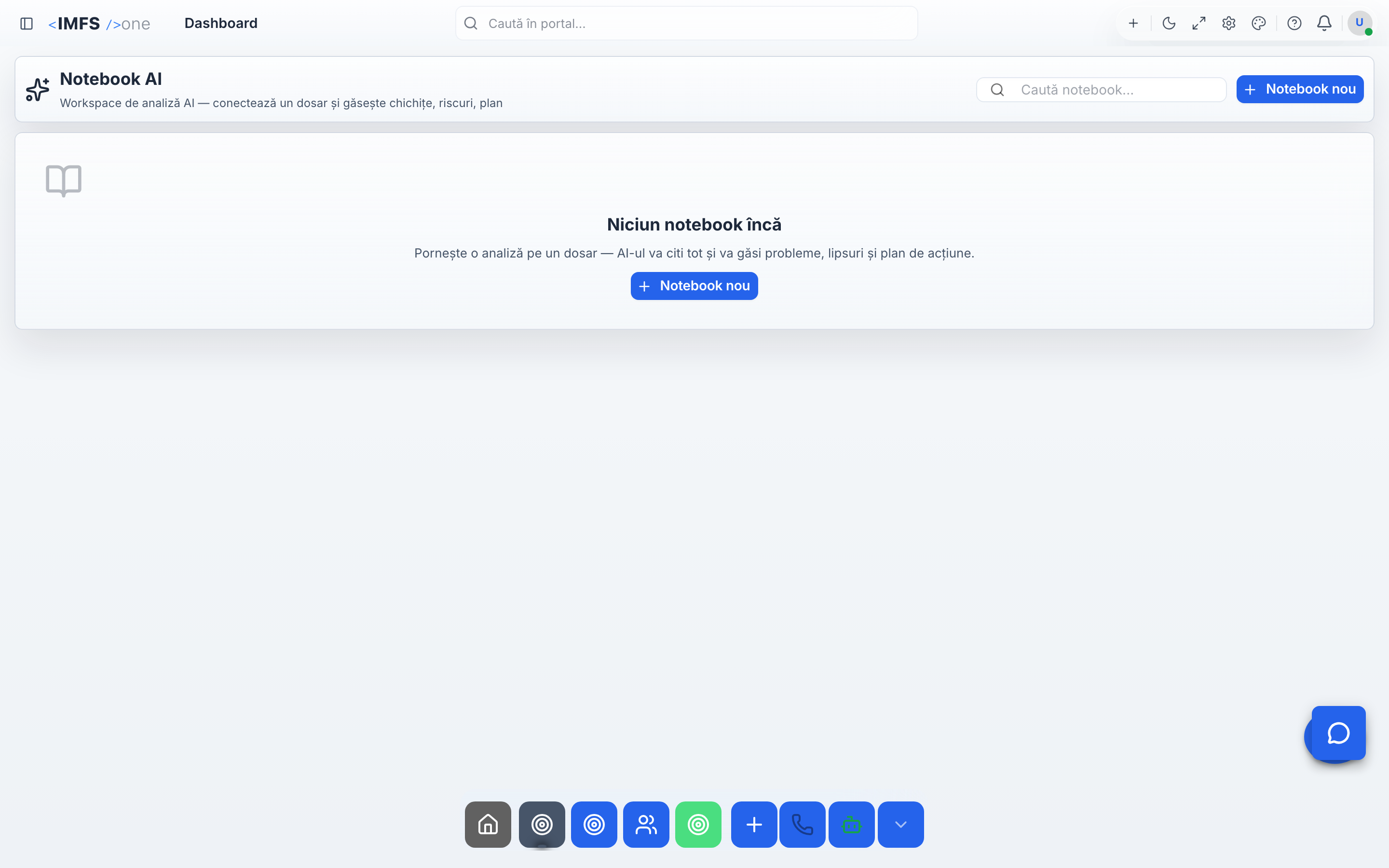 Notebook AI pe dosar — Findings, Plan, Drafts